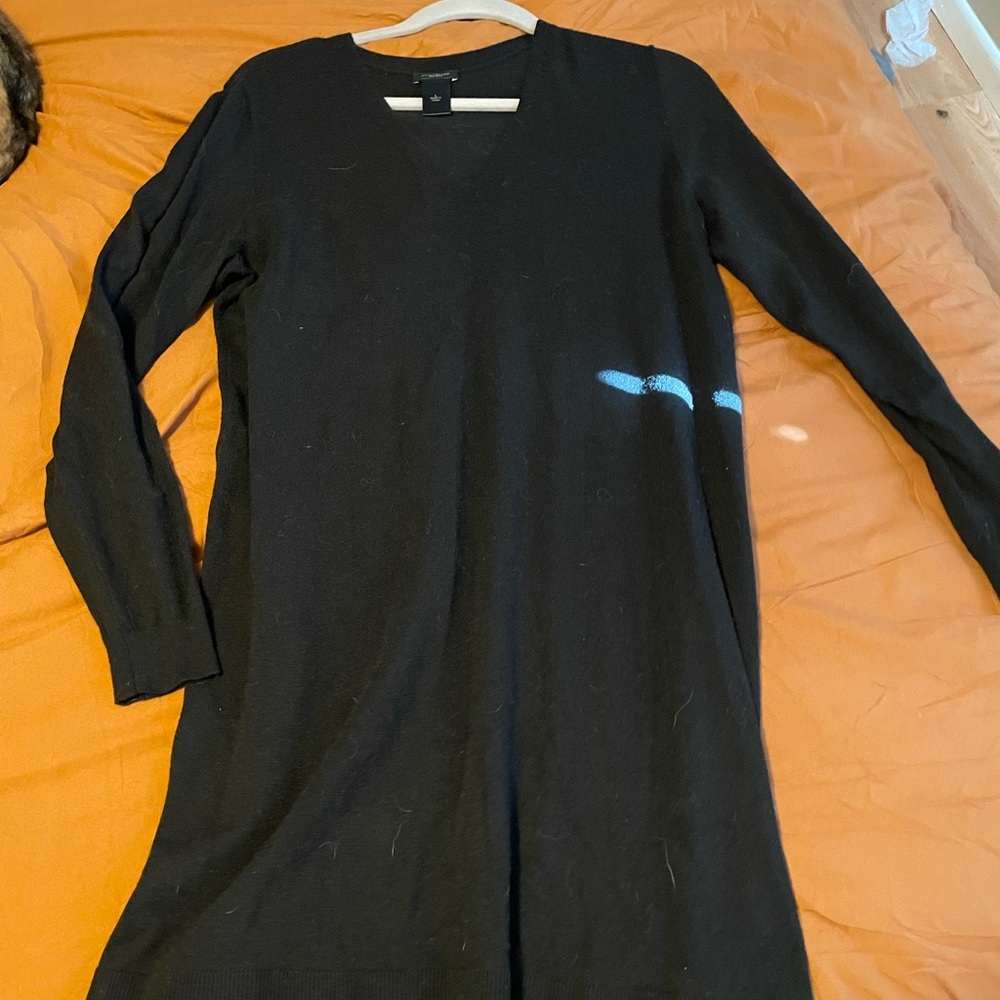 Black Ann Taylor sweater dress